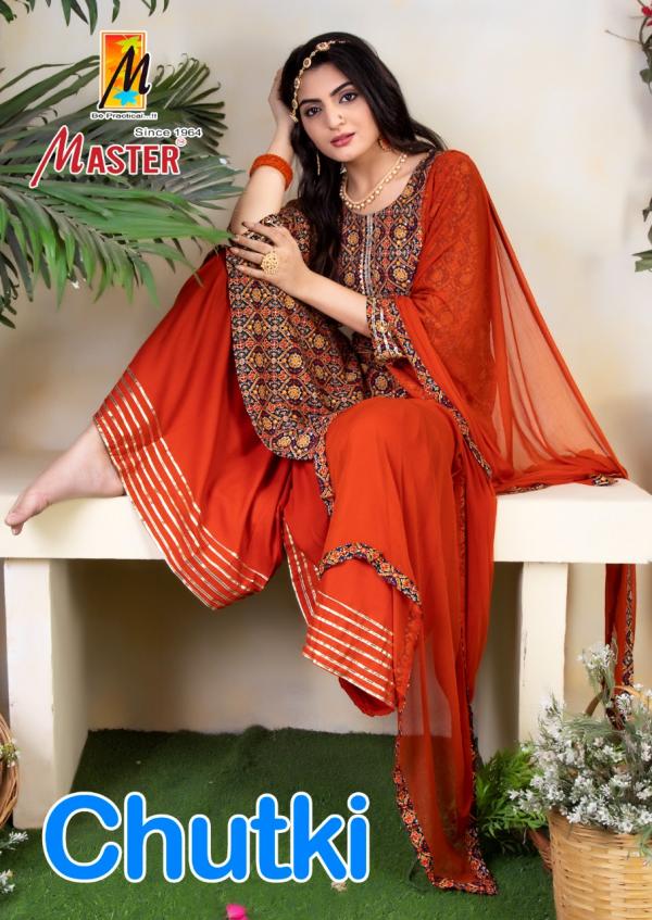 Master Chutki Fancy Wear Rayon Ready Made Collection